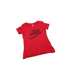 Nike Women’s Red Scoop Neck Short Sleeve T-Shirt – Size S